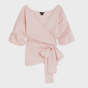 Cute Wrap Blouse 100% Cotton